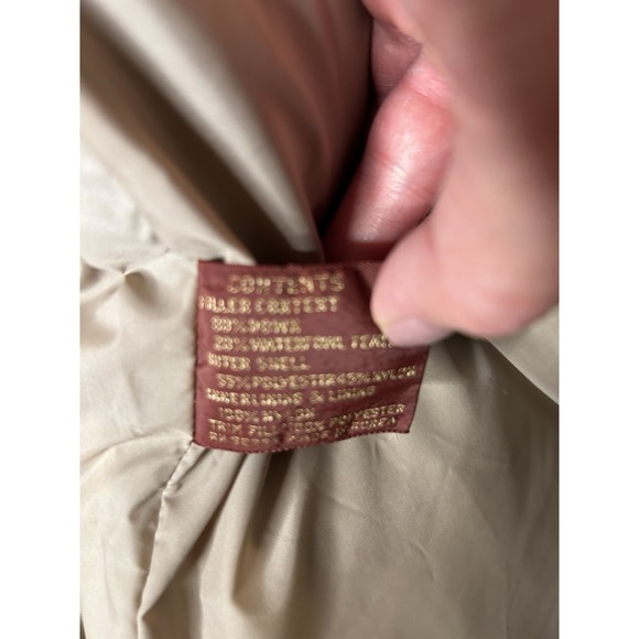 Vintage j Gallery Women's Long Down Coat Jacket 80% Duck Down 20% Feather Mediu - Picture 6 of 12